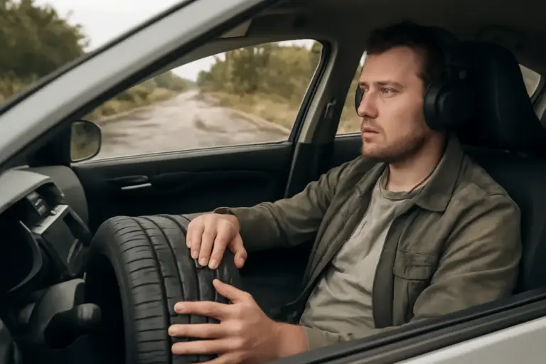 Test di rumorosità interna con pneumatici nuovi: la scelta che migliora i viaggi anche su strade rovinate
